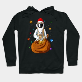 Santa Claus Astronaut Xmas Christmas Hoodie